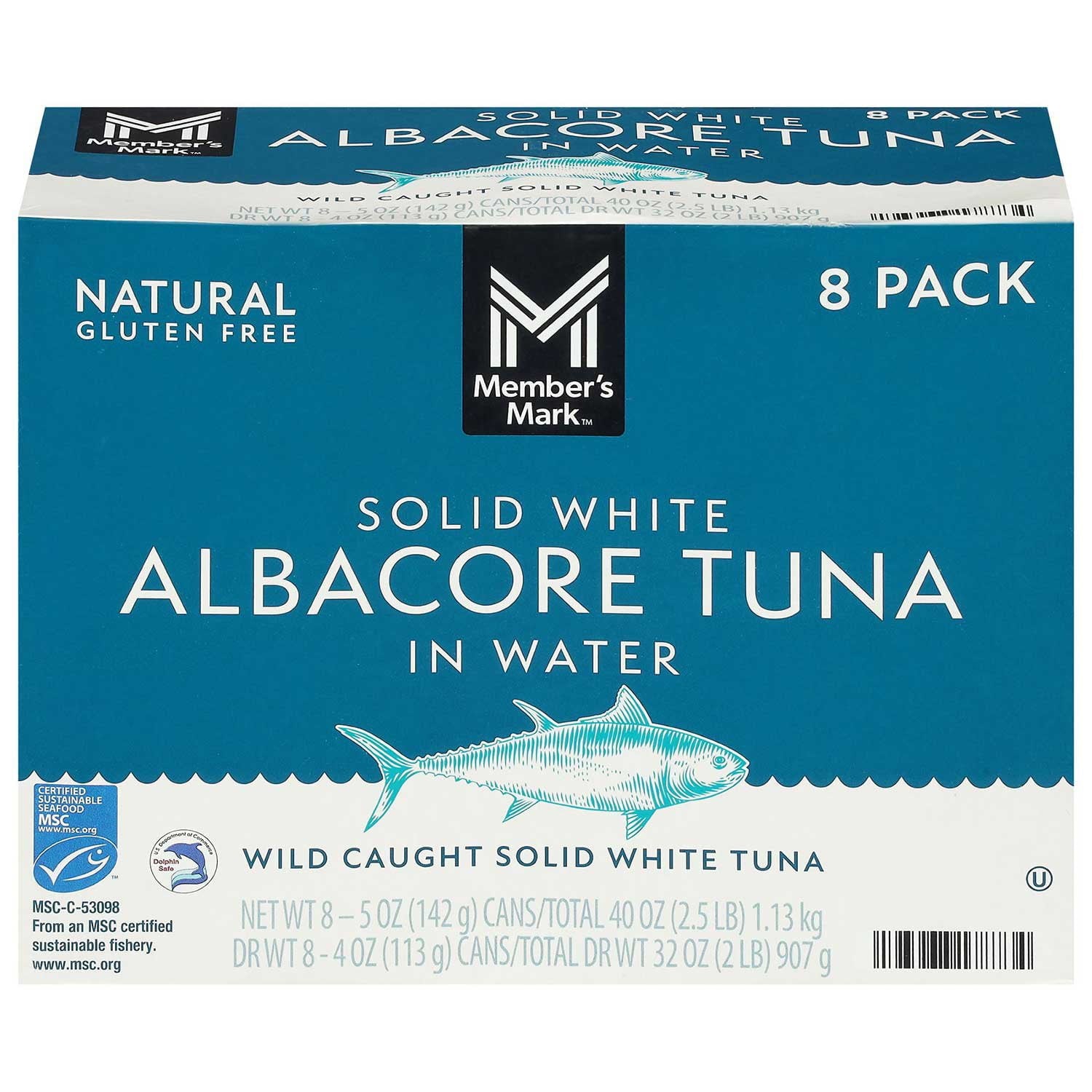 Member's Mark Premium Solid White Albacore Tuna 5 oz - 8 Pack