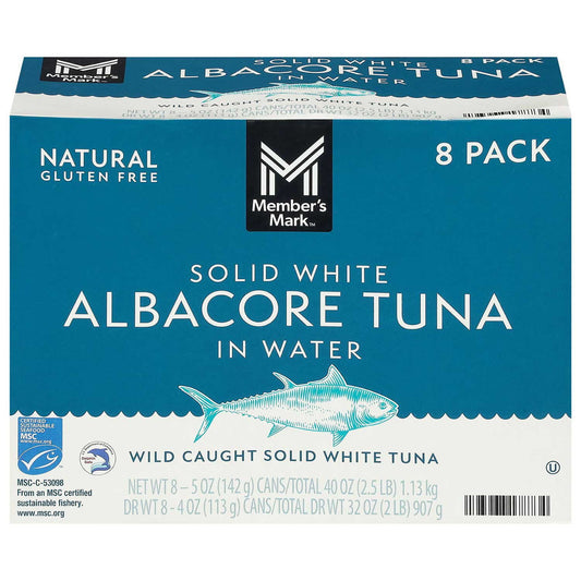 Member's Mark Premium Solid White Albacore Tuna 5 oz - 8 Pack