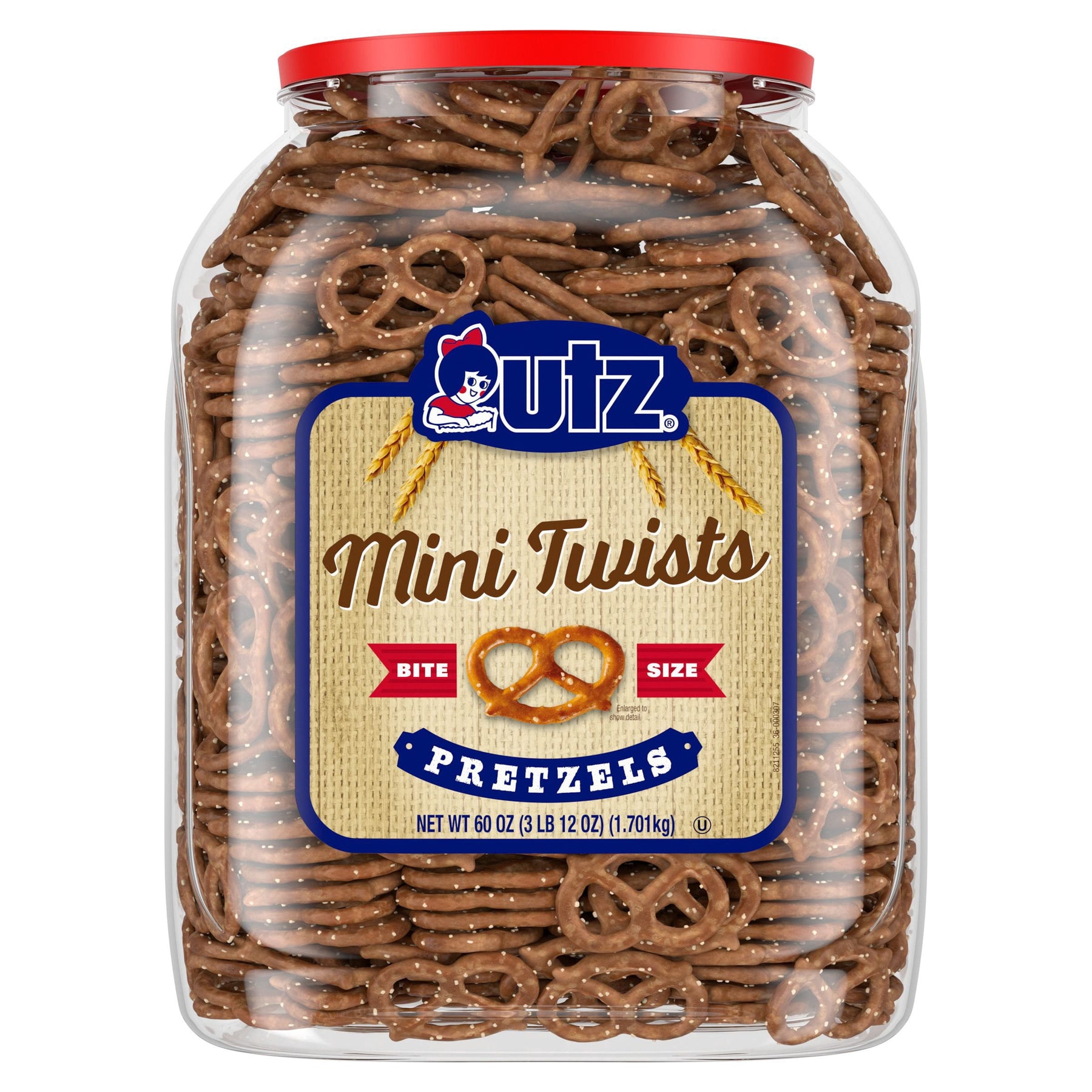 Utz Mini Twist Pretzels, 60 oz.