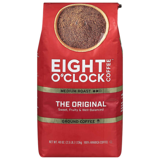 Eight O'Clock The Original Medium-Dark Roast Ground Coffee, 40 oz.