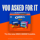 OREO REESE'S Peanut Buttery Creme &amp; OREO Double Stuf Cookies Variety Pack, 1.02 oz., 40 pk.