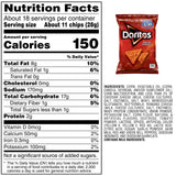 Doritos Nacho Cheese Flavored Tortilla Chips, 18.38 oz.