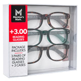 Member's Mark Oval Reading Glasses, 3 pk.