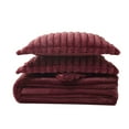 Member's Mark 3-Piece Channel Faux Fur Comforter Set, Assorted Sizes