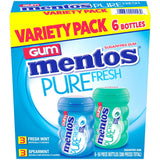 Mentos Pure Fresh Sugar-Free Chewing Gum Variety Pack, 50 Pieces, 6pk.