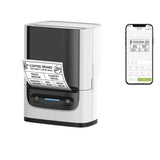 Nelko PM220 Bluetooth Label Printer with 50x30mm 100pcs Roll - White