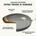 GreenPan Chatham Hard Anodized Ceramic Nonstick Fry Pan Set, 8" & 10"