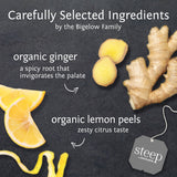 steep by Bigelow Lemon Ginger Herbal Tea 60 ct.
