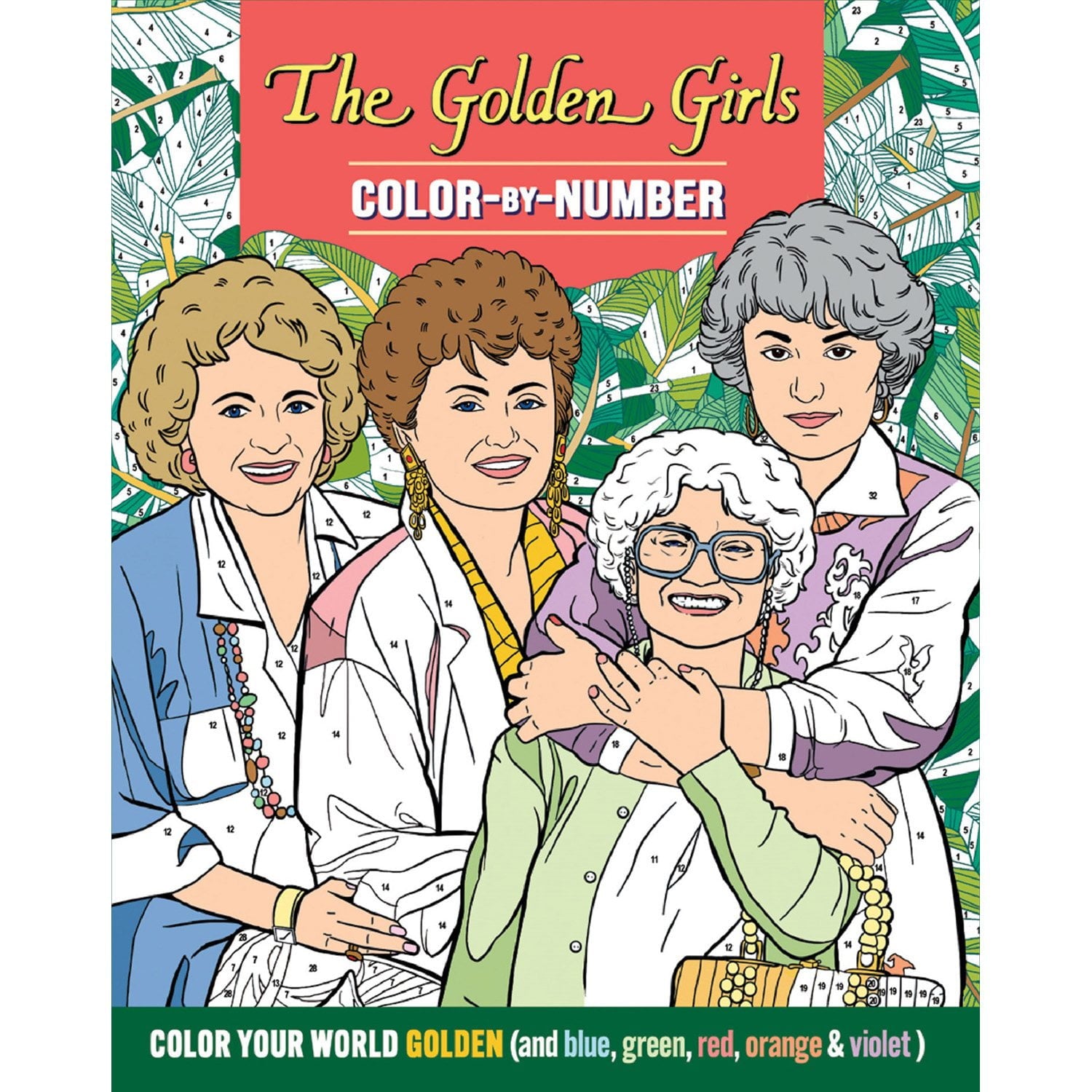 The Golden Girls Color-by-Number, Paperback