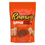 REESE'S Chocolate Peanut Butter Dipped, Animal Crackers, 24 oz.