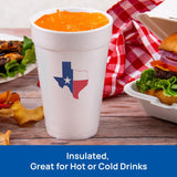 DART, Insulated Foam Hot and Cold Cup, Texas, 18 oz., 150 ct.