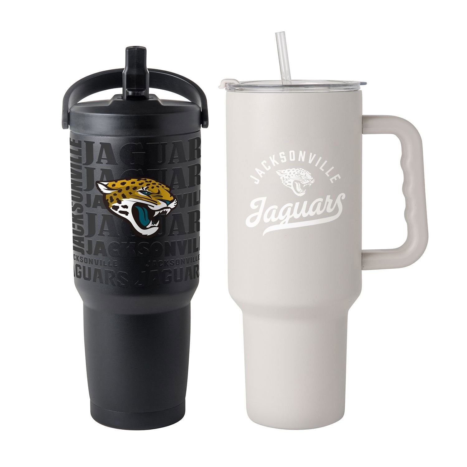 Logo Brands Jacksonville Jaguars Stainless Steel Tumbler Set