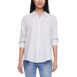 Gap Women's Linen Blend Button-Down Shirt
