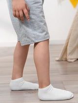 Kids’ White Low-Cut Athletic Socks 15 Pairs Ages 8–10