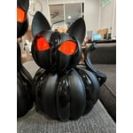 Member's Mark Pre-Lit Pumpkin Cats, Set of 2