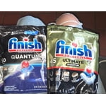 Finish Ultimate Quantum Dishwasher Pods, Dishwasher Detergent, Fresh Scent, 90 ct.