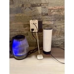 Tech Squared USB Wall Outlet Expander with Built in Retractable Cable