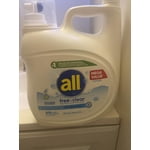 all Liquid Laundry Detergent, Free Clear for Sensitive Skin, 208oz, 166 loads