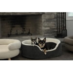 Member's Mark Cozy Cuddler Pet Bed, Choose Size and Color