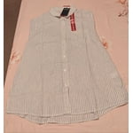 Gap Women's Linen Blend Button-Down Shirt