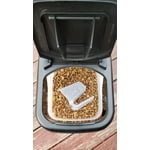 Buddeez Food Storage and Dispenser, Black, 32 qt.