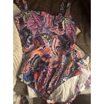 Anne Cole Wrap Tie Swim Dress