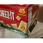 Cheez-It Baked Snack Crackers, White Cheddar, 1.5 oz., 45 pk.