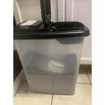 Buddeez Food Storage and Dispenser, Black, 32 qt.