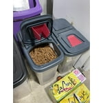 Buddeez Food Storage and Dispenser, Black, 32 qt.