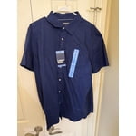 Lands’ End Men's Cotton Linen Button Up
