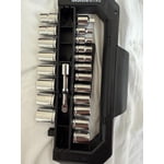 WORX 23Piece 1/4"+ 3/8"DR. Socket Set With Rotatable Rack