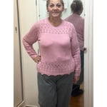 Nine West Women's Pointelle Sweater