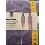 Member's Mark Women's 2-Piece Notch Collar Pajama Set