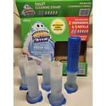Scrubbing Bubbles Toilet Gel Stamp, Rainshower 2 dispensers + 30 gel stamps