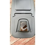 Buddeez Food Storage and Dispenser, Black, 32 qt.