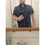 Lands’ End Men's Cotton Linen Button Up