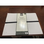 Member's Mark Set of 8 Paragon Woven PVC Placemats, 14" x 19"
