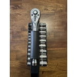 WORX 23Piece 1/4"+ 3/8"DR. Socket Set With Rotatable Rack