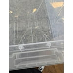 Member's Mark 60 Quart Clear Storage Tote, 17.2" D x 25.7" W x 12.0" H, 1 pack or 4 pack