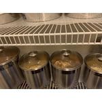 Tramontina 6-Piece Stainless Steel Covered Canister Set with Measuring Scoops