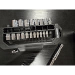 WORX 23Piece 1/4"+ 3/8"DR. Socket Set With Rotatable Rack