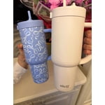 Ello Oasis 30oz Stainless Steel Tumbler with Handle, 100% Leakproof, 2-Pack