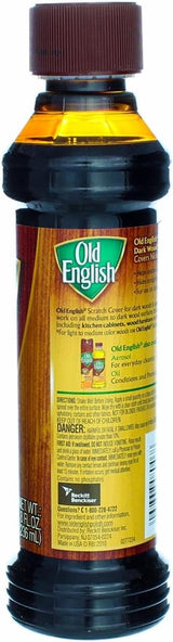 Old English Scratch Cover for Dark Woods - Wood Furniture Polish (8 fl oz)