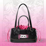 Portrait Pattern Women Fashion Top Handle Bag