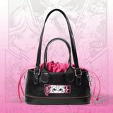 Portrait Pattern Women Fashion Top Handle Bag