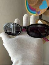 Powerpuff Girls Style Sunglasses w/ Pink Pouch 🖤💗🕶️✨