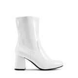 DREAM PAIRS Women’s White Patent Go-Go Boots Size 7