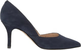 Marc Fisher Women's Tuscany Pointed-Toe Stiletto Pump - Dark Blue Suede (Size 9M)
