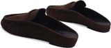 Women’s Chocolate Brown Backless Penny Loafer Mules Size 9