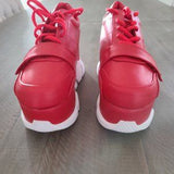 ❤️👟 Liliana SEYO-12 Chunky Platform Sneakers – Red & White | Women’s Size 8 👟❤